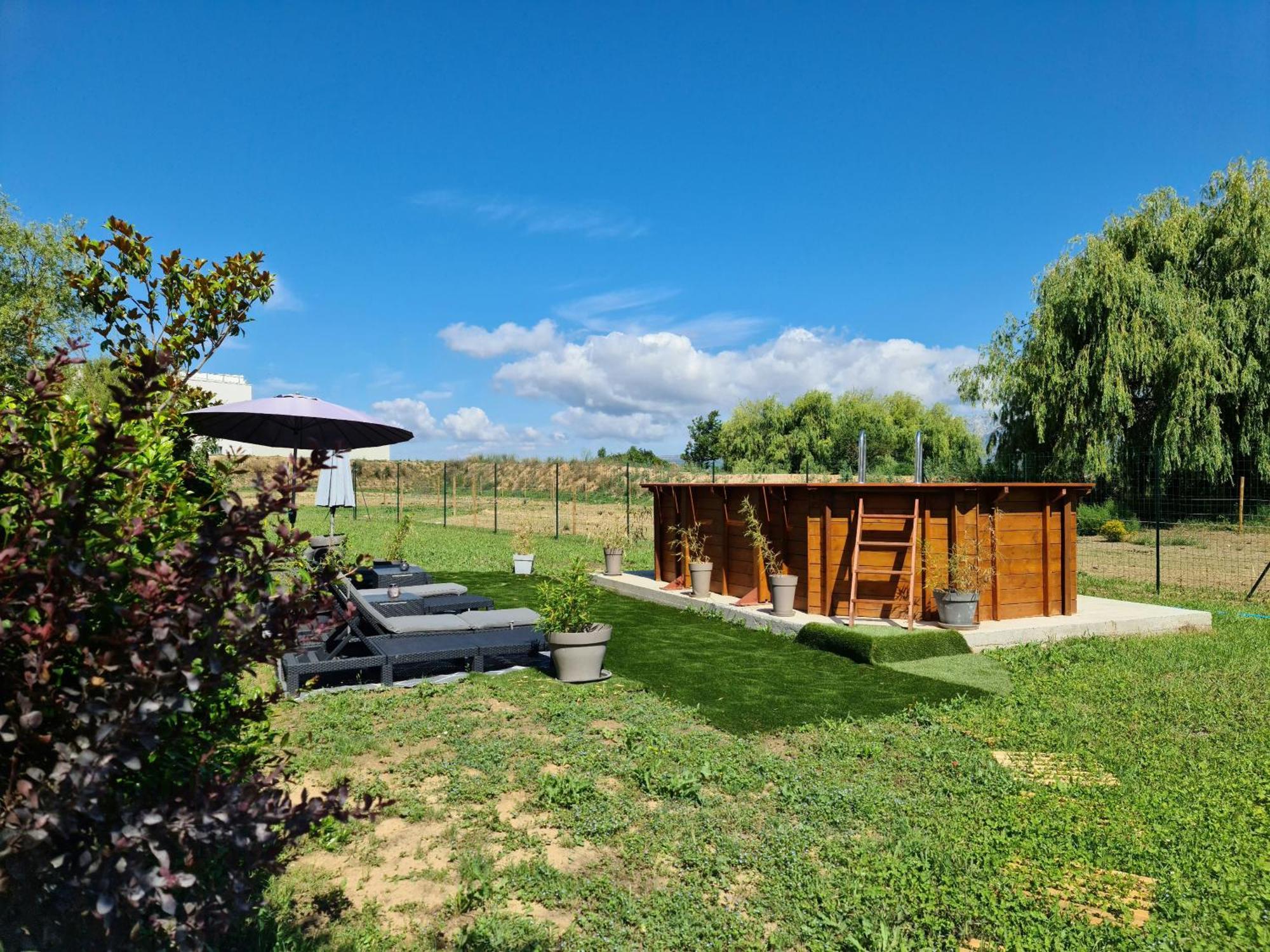 Mas Gabelys Superbe Vue Sainte Victoire Jardin Terrasse Et Piscine Leilighet Trets Eksteriør bilde